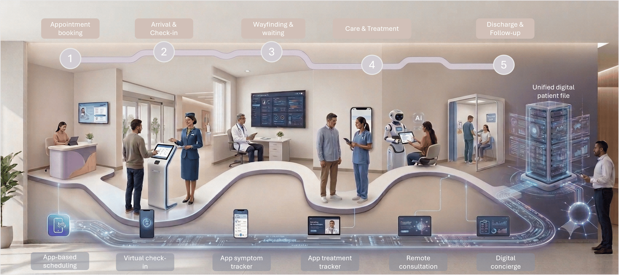 Healthcare provider guest journey v01